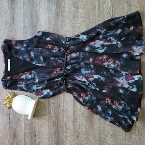 Camilla And Marc Seaside Winter Floral Flowy Dress